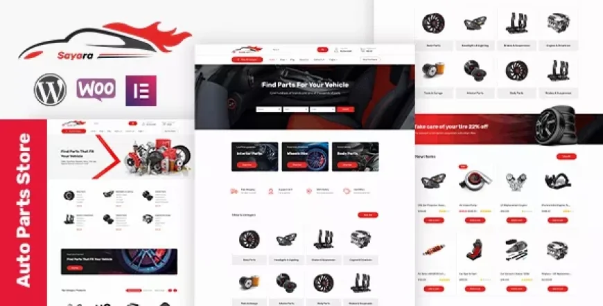Sayara - Auto Parts Store WooCommerce WordPress Theme v1.2.3