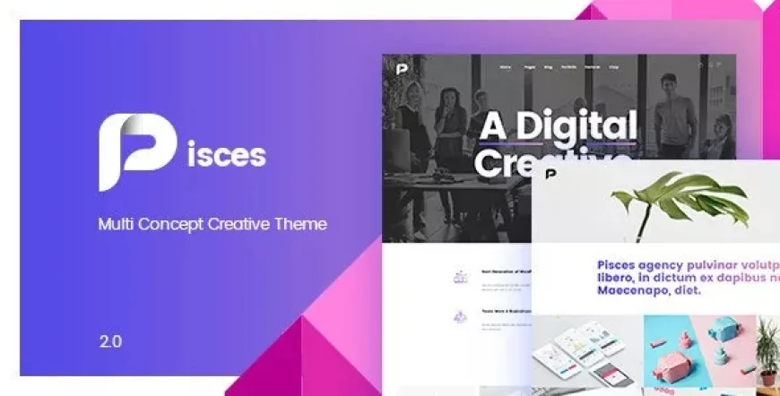 Pisces v2.4.0 - Multi Concept Creative Theme