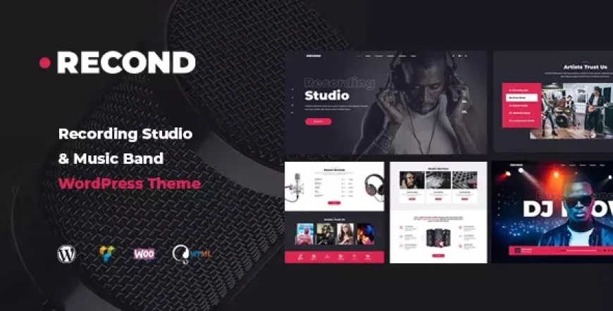 Recond v1.1.7 - Recording Studio &amp; Music Band WordPress Theme