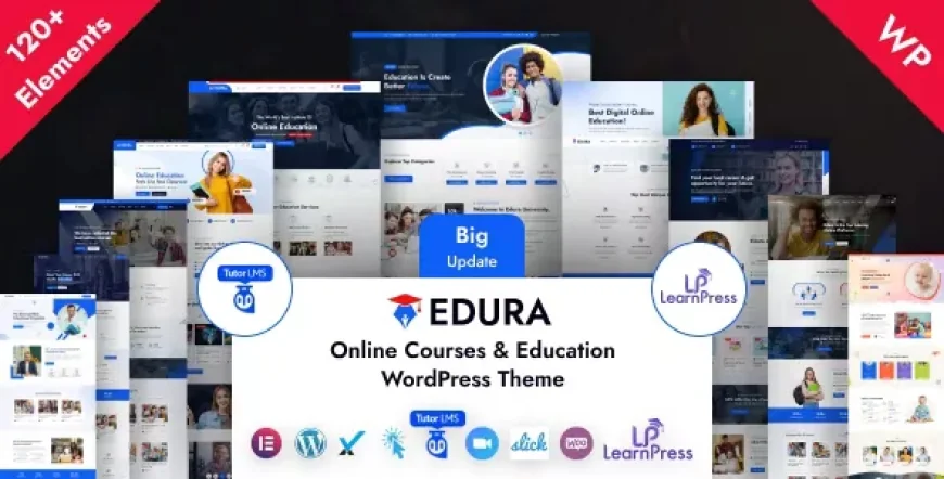 Edura v2.0.0 - Online Courses &amp; Education WordPress Theme
