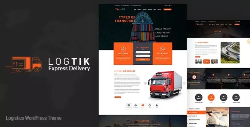 Logtik v2.0 - WP Logistics, Cargo &amp; Transportation