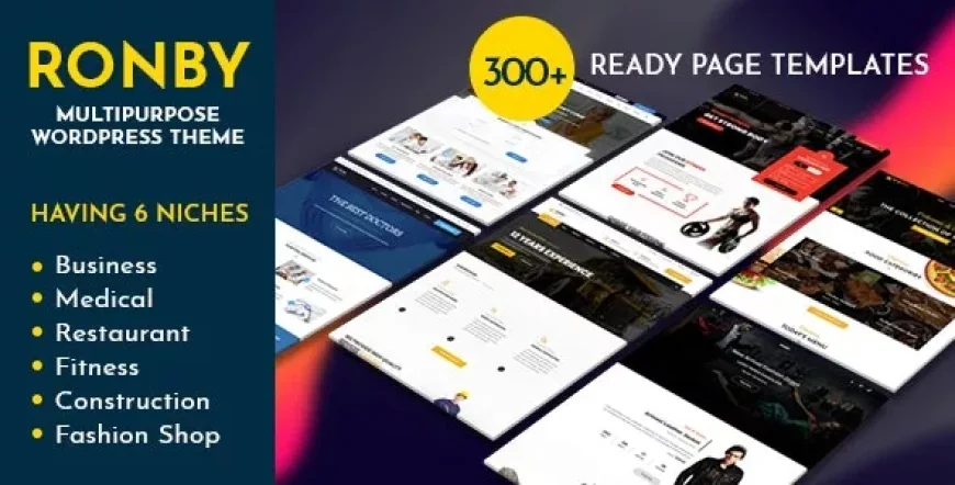Ronby v6.1.2 - 6 Niche Business Multi-Purpose WordPress Theme