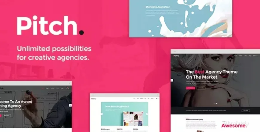 Pitch - Digital Agency &amp; Freelancer Theme v3.8