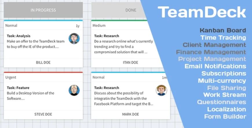 Freelance Team Office with Kanban