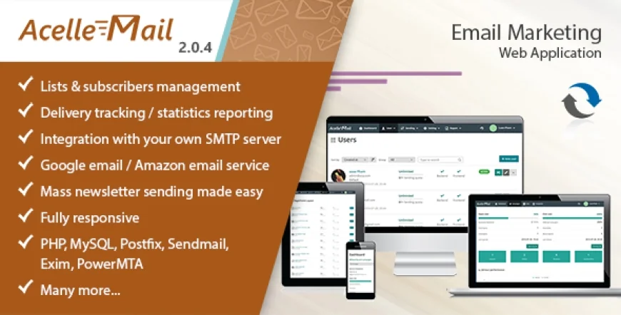 Acelle v2.0.4 - Email Marketing Web Application