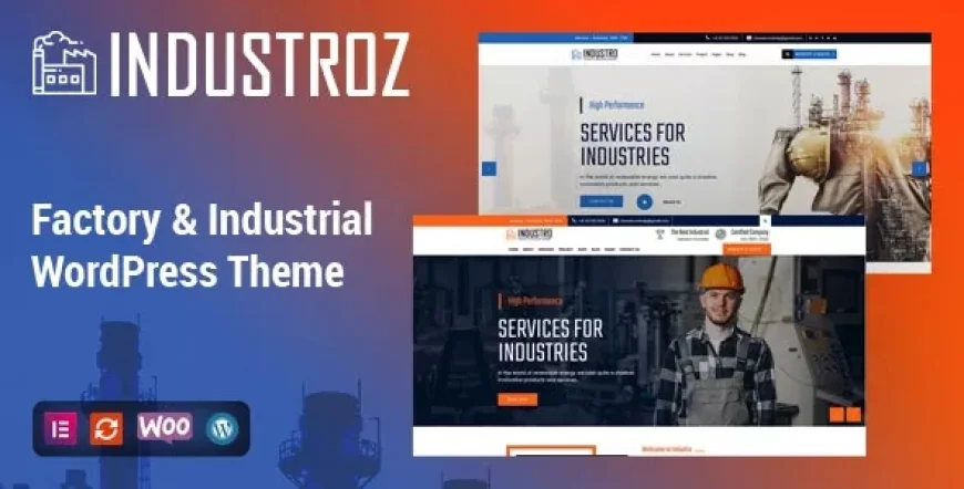 Industroz v5.0 - Factory &amp; Industrial WordPress Theme