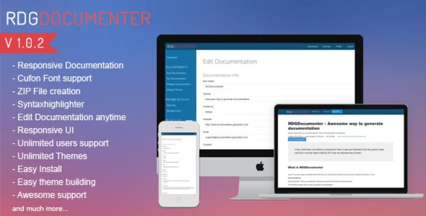 Responsive Documentation Generator v1.0.2