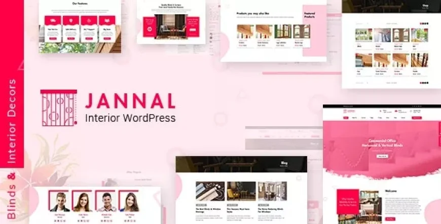 Jannal v2.6 - Windows Curtains &amp; Doors Service WordPress Theme