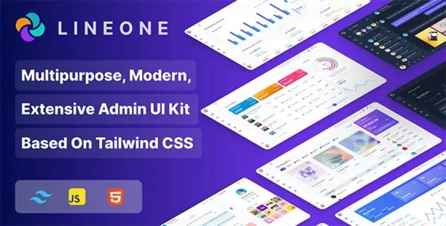 Lineone - Multipurpose Tailwind CSS Admin Template based on HTML, HTML + Laravel v3.1.0