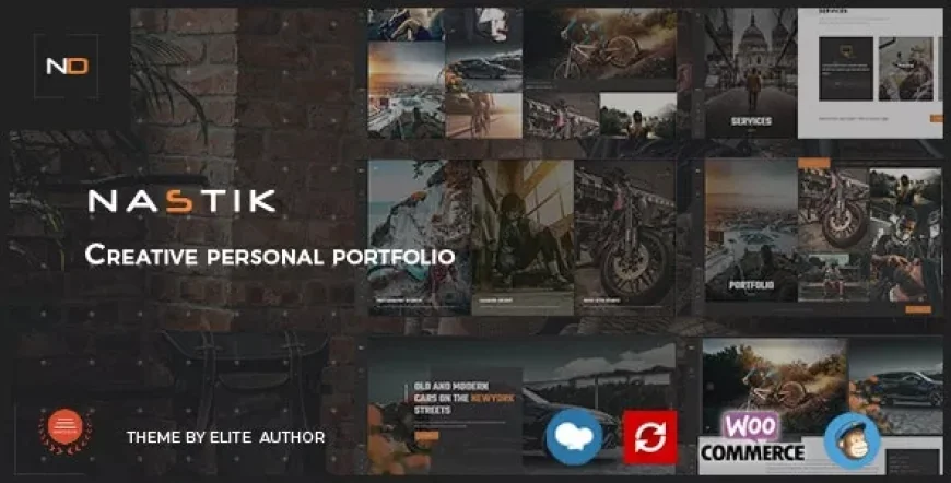 Nastik - Creative Portfolio WordPress Theme v5.4.2