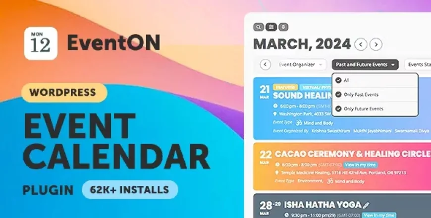 EventOn - WordPress Virtual Event Calendar Plugin v5.0