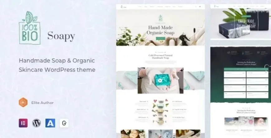 Soapy v1.1.2 - Handmade &amp; Organic Skincare WordPress