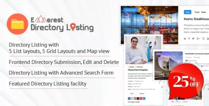 Everest Business Directory - A Complete Business Directory WordPress Plugin v1.2.7
