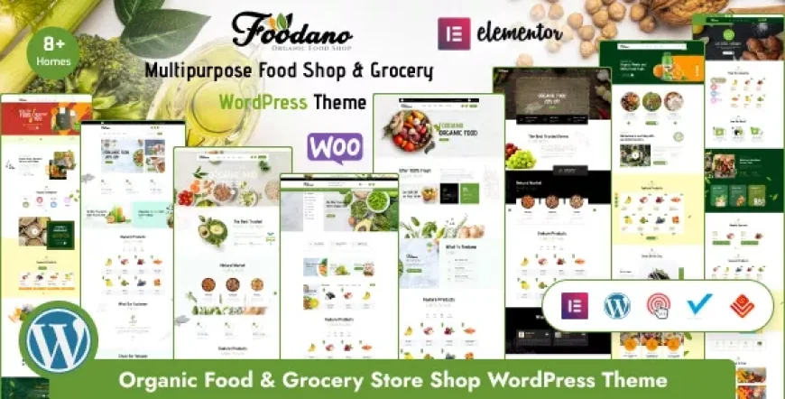 Foodano - Food Shop &amp; Marketplace WordPress Theme v1.2.1