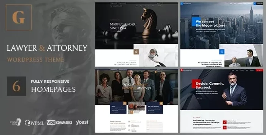 Goldenblatt v1.2.1 - Lawyer, Attorney &amp; Law Office WordPress Theme