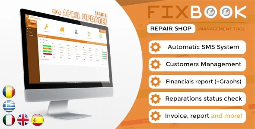 FixBook - Repair Shop Management Tool