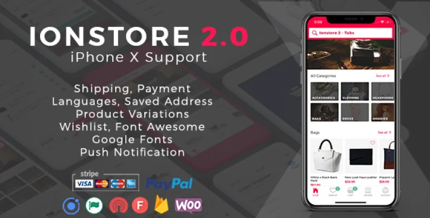 Ionstore 2 - Ionic Premium WooCommerce App using Ionic 3