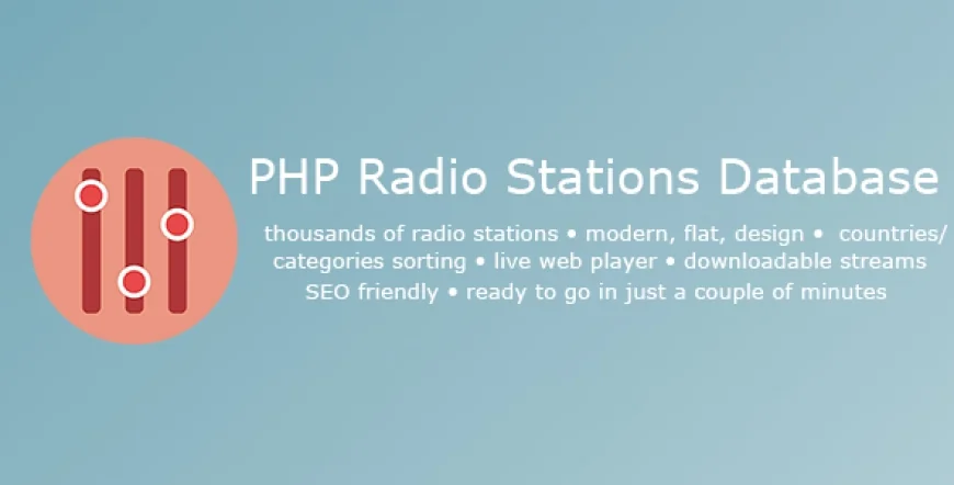 PHP Radio Stations Database v1.4