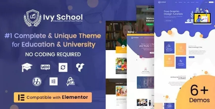 IvyPrep - Education &amp; School WordPress Theme v1.6.1