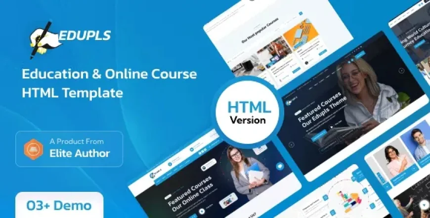 Edupls - Education &amp; Online Course HTML Template v1.0