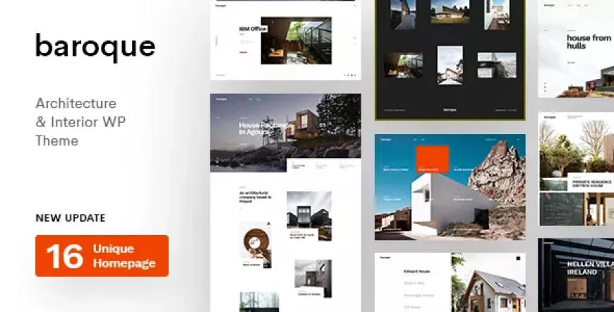 Baroque - Architecture &amp; Interior WordPress Theme v1.4.3
