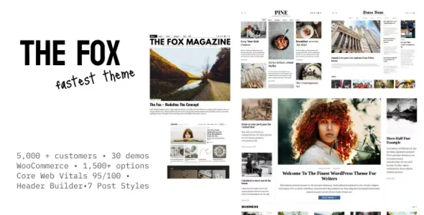 The Fox - Minimal WordPress Blog Magazine Theme v6.2