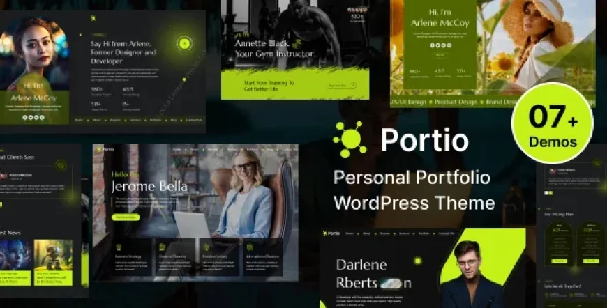Portio - Personal Portfolio Resume WordPress Theme v1.0