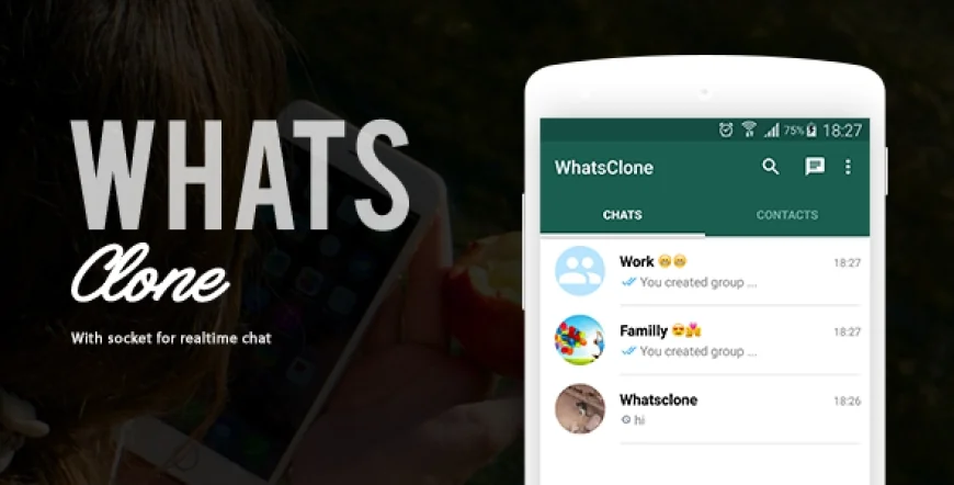 WhatsClone With Socket