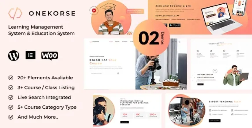 Onekorse v1.0.2 - LMS Education Theme