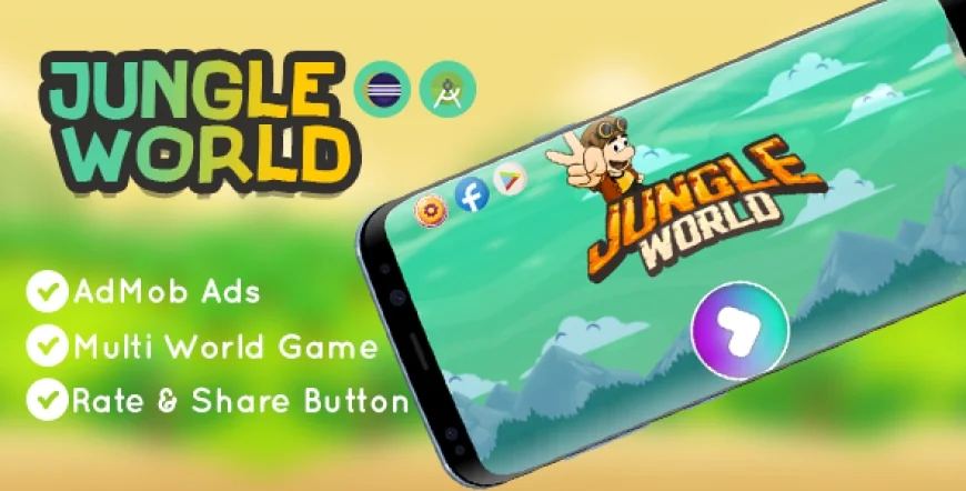 Jungle World Game - Eclipse & Android Studio - AdMob Ads