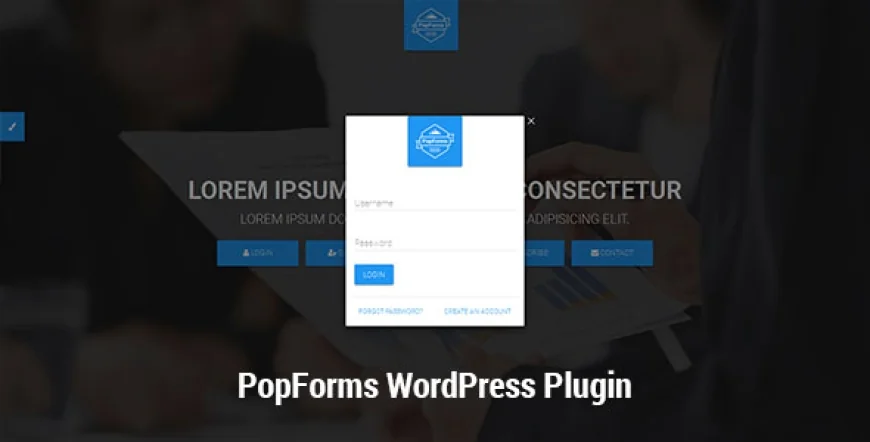 PopForms | Material Design Responsive Bootstrap Modal Form Set