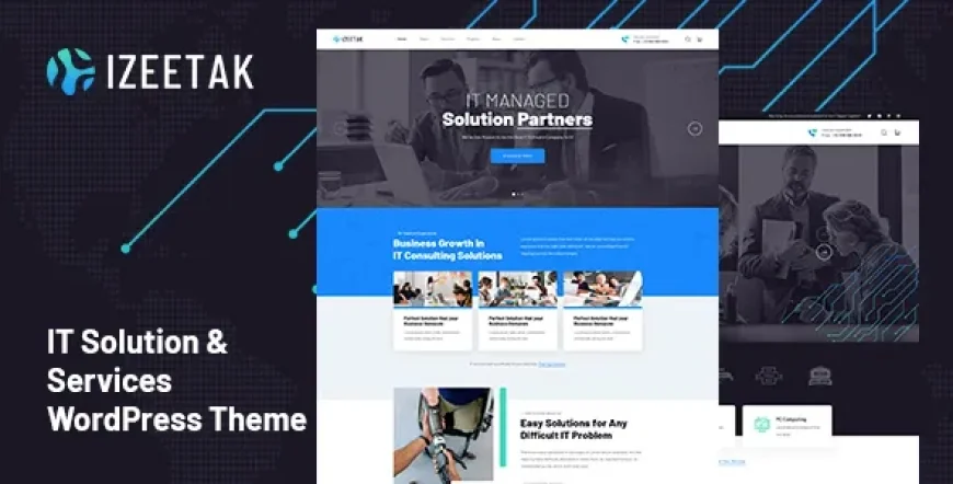 Izeetak v1.2.5 - IT Solutions &amp; Services WordPress Theme
