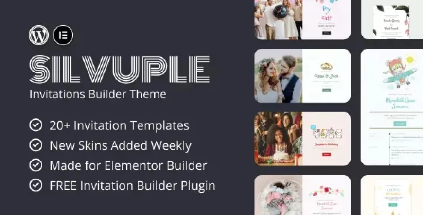 Silvuple v1.1 - Online Invitation Maker Theme