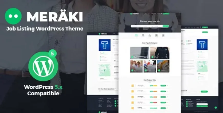 Meraki - Job Board WordPress Theme v1.3