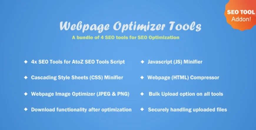 Webpage Optimizer Tools for A to Z SEO Tools