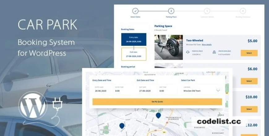 Car Park v2.7 - Booking System for WordPress