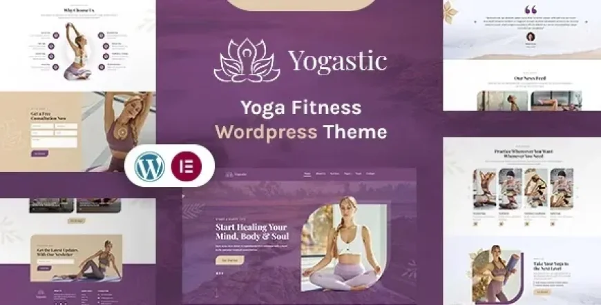 Yogastic v1.1 - Yoga &amp; Fitness WordPress Theme