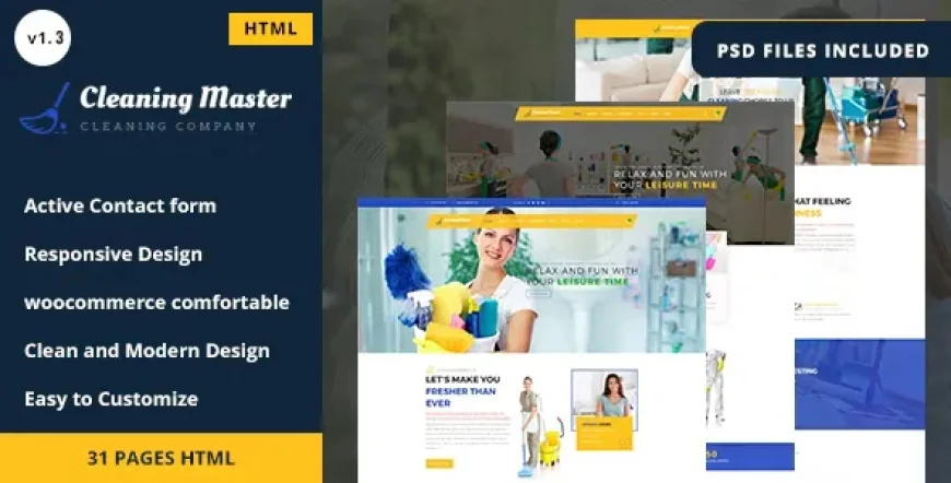 Clening Master v1.3 - Cleaning Company HTML5 Template