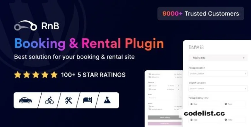RnB v17.0.5 - WooCommerce Booking &amp; Rental Plugin