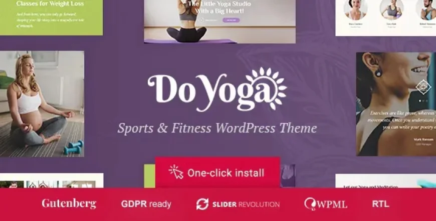 Do Yoga v1.2.1 - Fitness Studio &amp; Pilates Club WordPress Theme