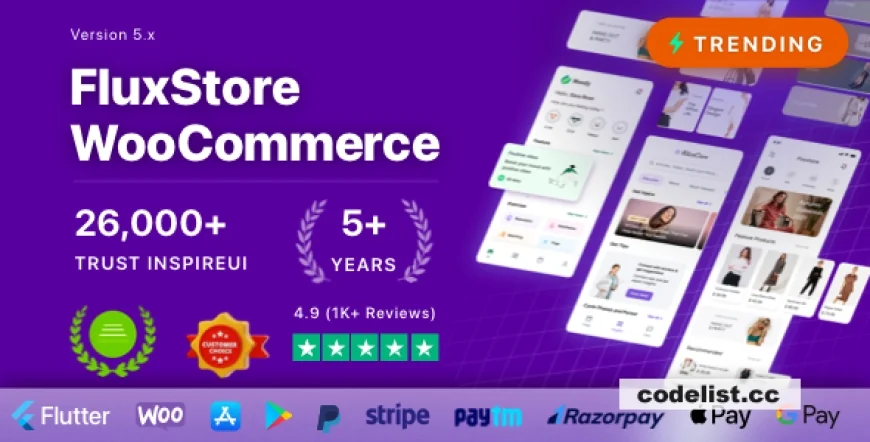 Fluxstore WooCommerce v5.5 - Flutter E-commerce Full App