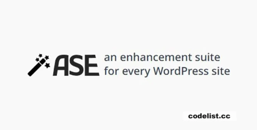 Admin and Site Enhancements (ASE) Pro v7.3.1