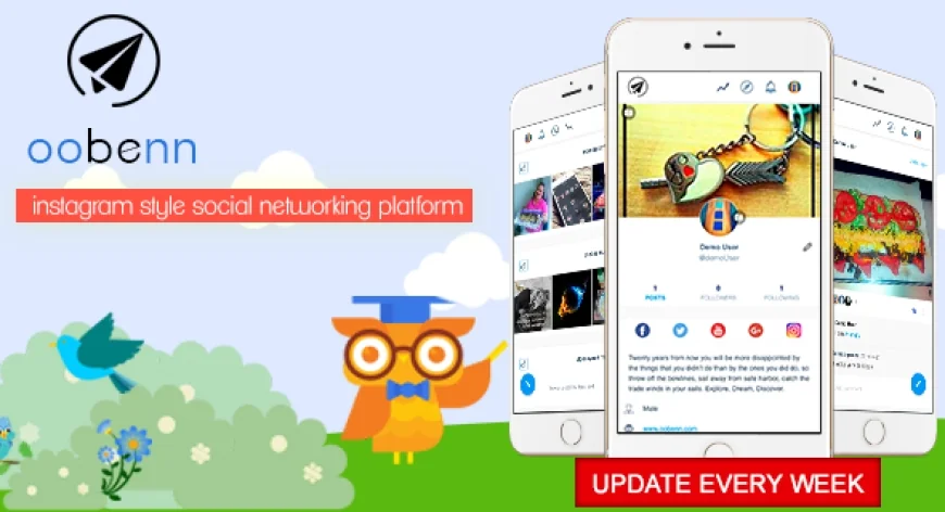 oobenn Instagram Style Social Networking Script