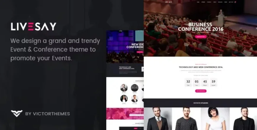 Livesay v1.9.3 - Event &amp; Conference WordPress Theme