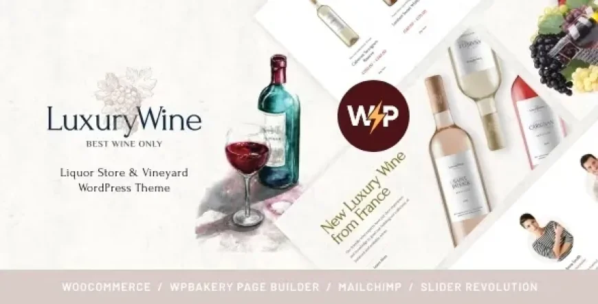Luxury Wine v1.1.10 - Liquor Store &amp; Vineyard WordPress Theme + Shop