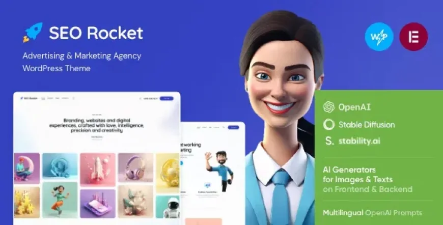 Seo Rocket v2.4 - Advertising &amp; Marketing WordPress Theme