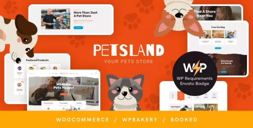 Pets Land - Domestic Animals Shop &amp; Veterinary WordPress Theme v1.2.7