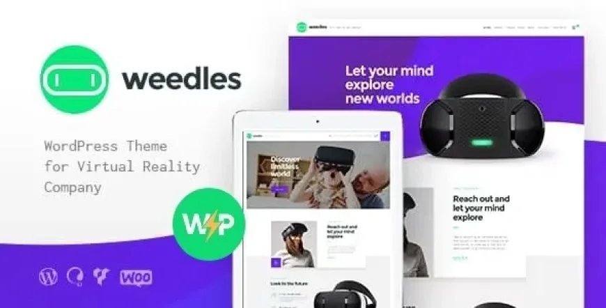 Weedles v1.1.10 - Virtual Reality Landing Page &amp; Store WordPress Theme