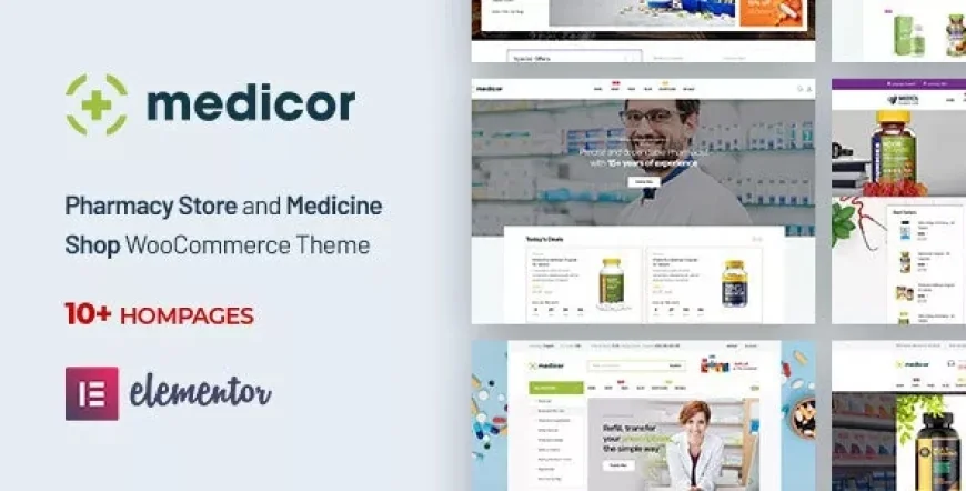 Medicor v1.7.7 - Medical Clinic &amp; Pharmacy WooCommerce WordPress Theme