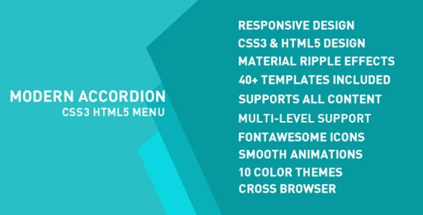 Modern Accordion Menu